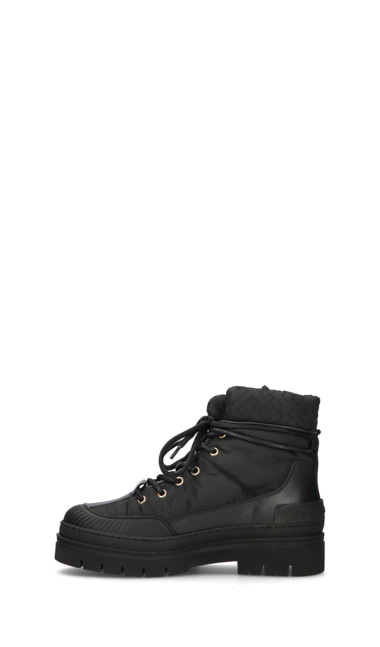 TOMMY HILFIGER Boot donna nero in pelle