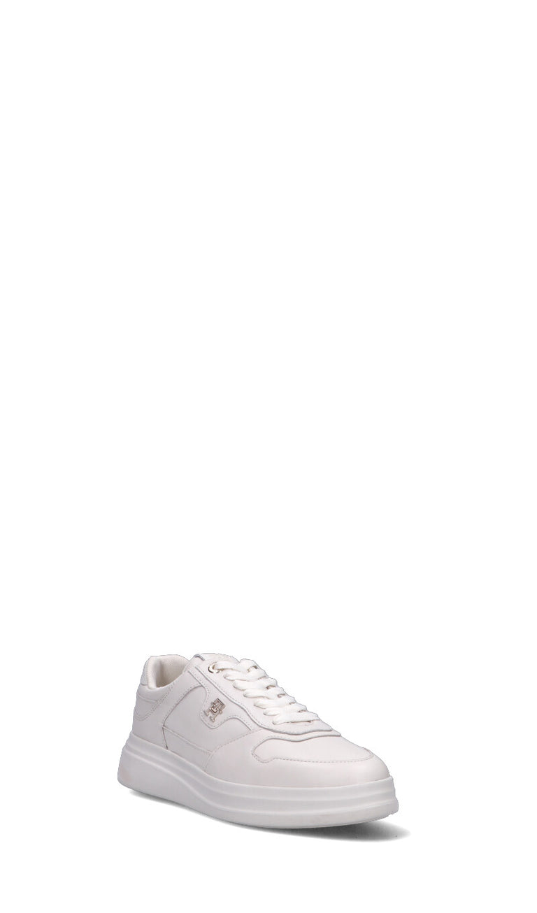 TOMMY HILFIGER Sneaker donna bianca in pelle