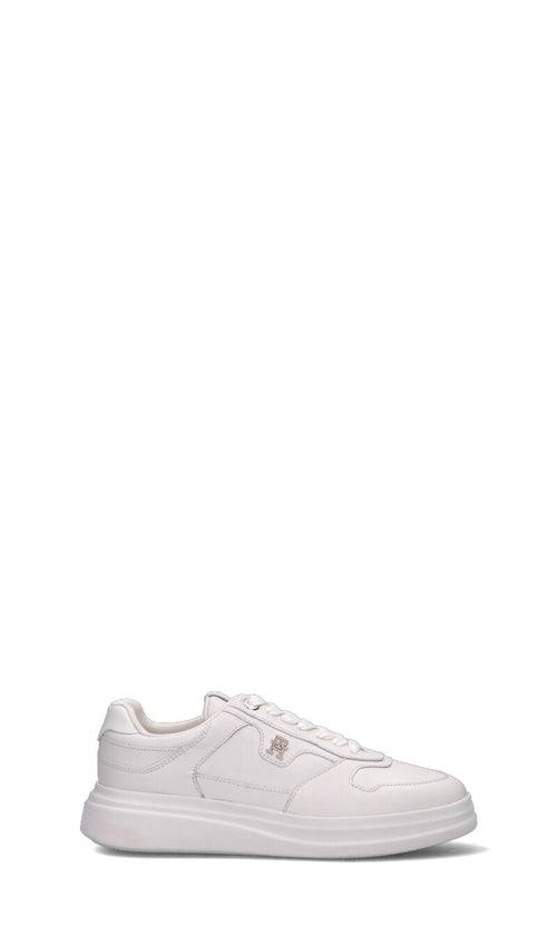 TOMMY HILFIGER Sneaker donna bianca in pelle