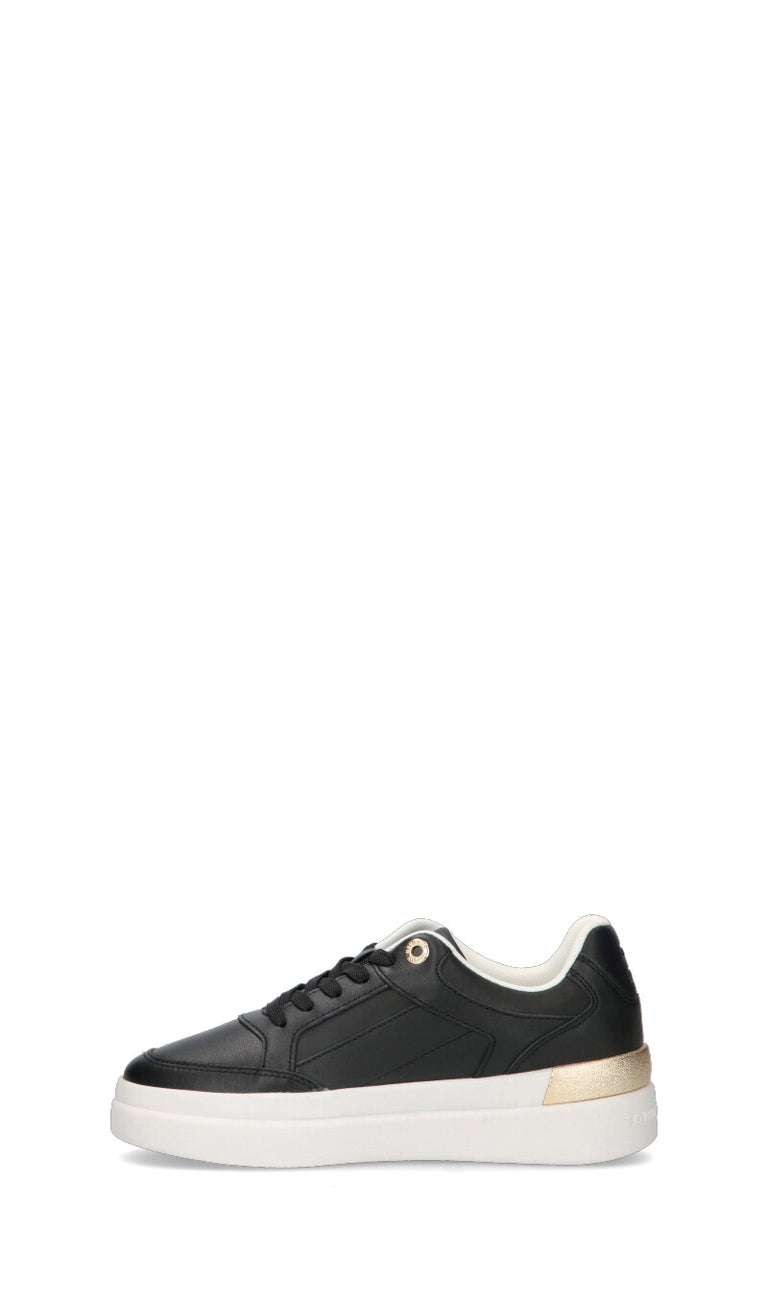 TOMMY HILFIGER Sneaker donna nera in pelle