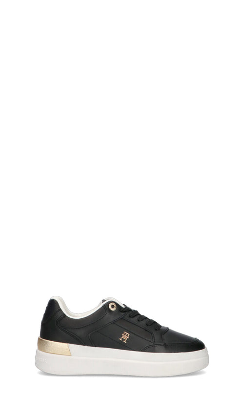 TOMMY HILFIGER Sneaker donna nera in pelle