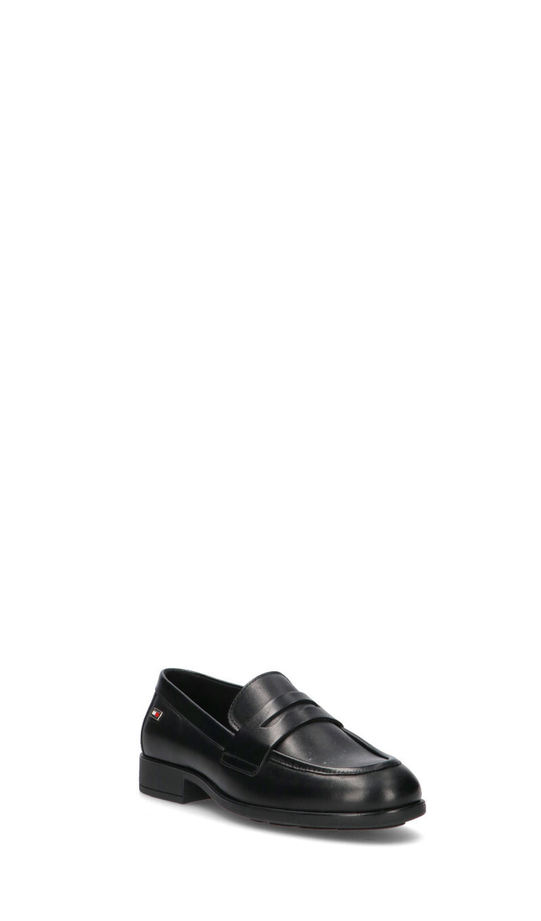 TOMMY HILFIGER Mocassino donna nero in pelle