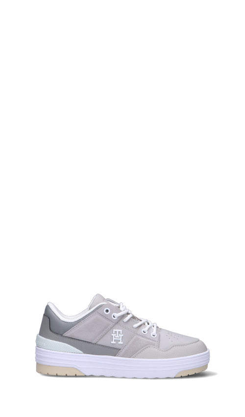 TOMMY HILFIGER Sneaker grigia donna in pelle