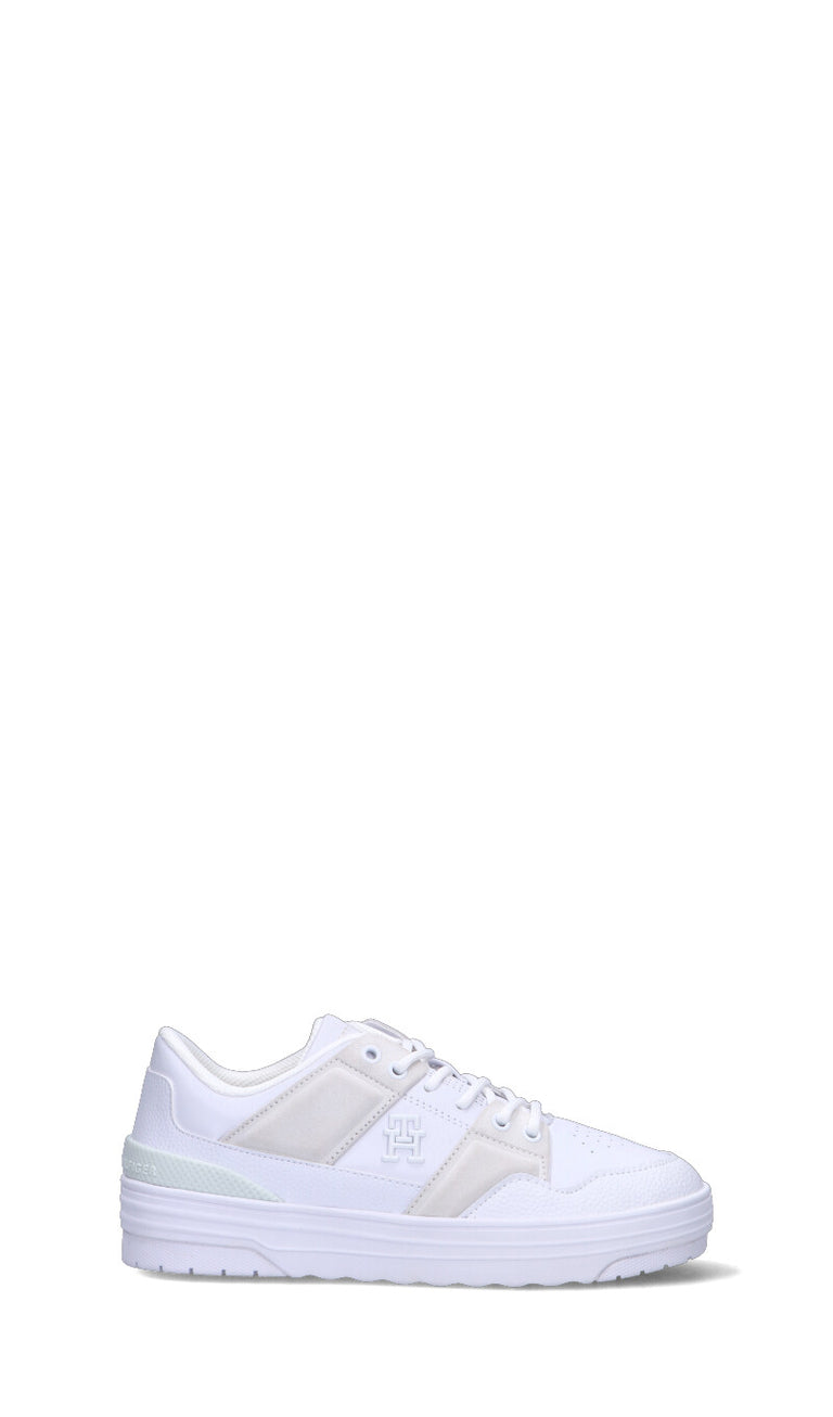 TOMMY HILFIGER Sneaker donna bianca in pelle