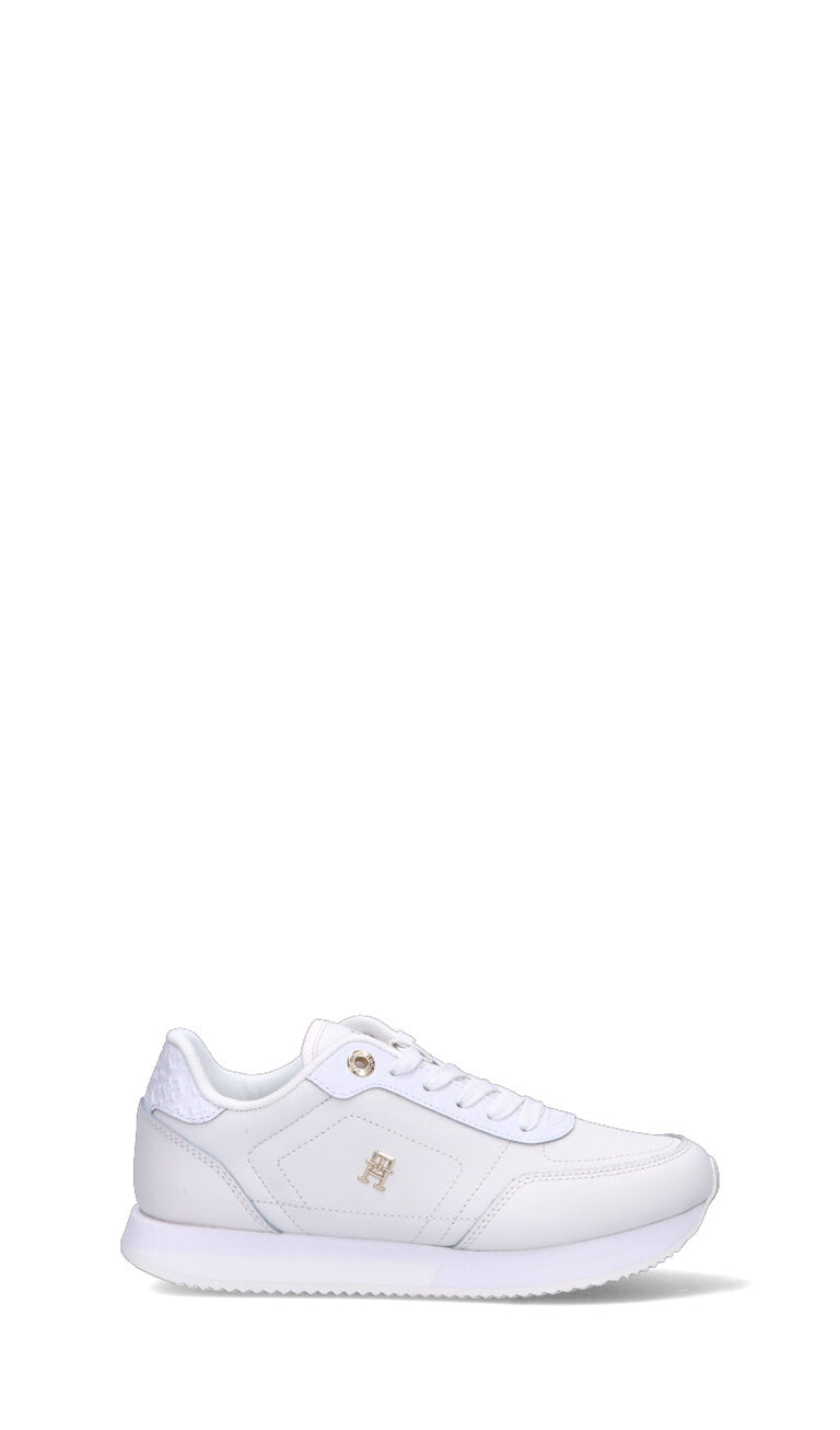 TOMMY HILFIGER Sneaker donna bianca in pelle