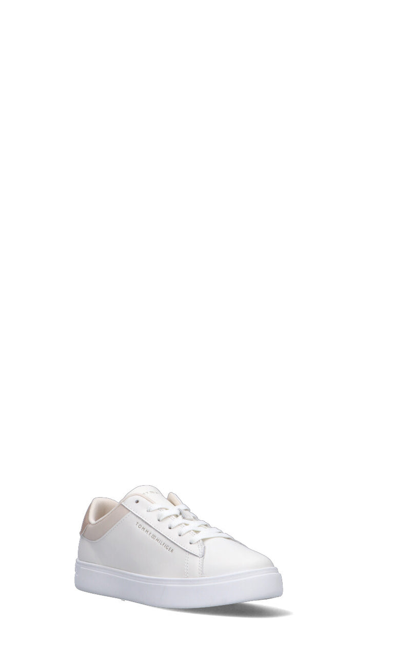 TOMMY HILFIGER Sneaker donna panna in pelle