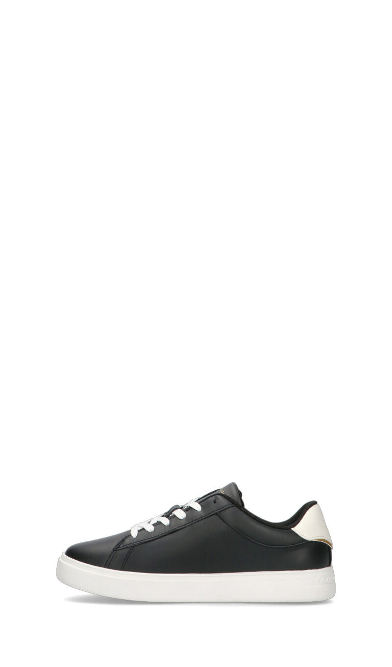 TOMMY HILFIGER Sneaker donna nera in pelle