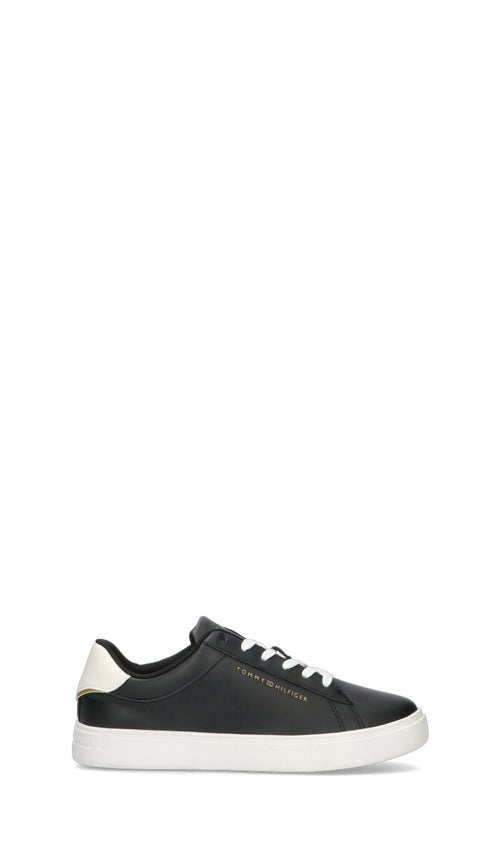 TOMMY HILFIGER Sneaker donna nera in pelle