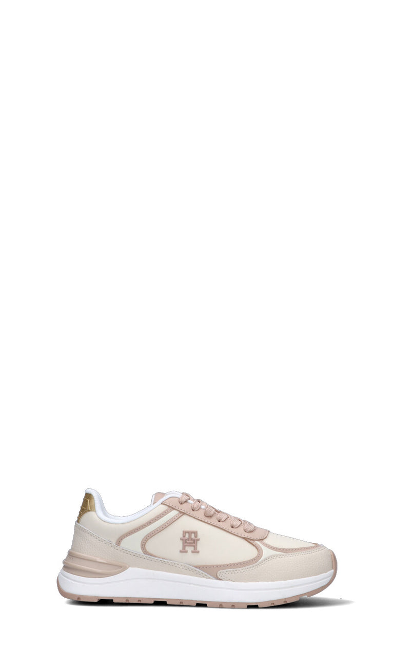 TOMMY HILFIGER Sneaker donna beige in pelle