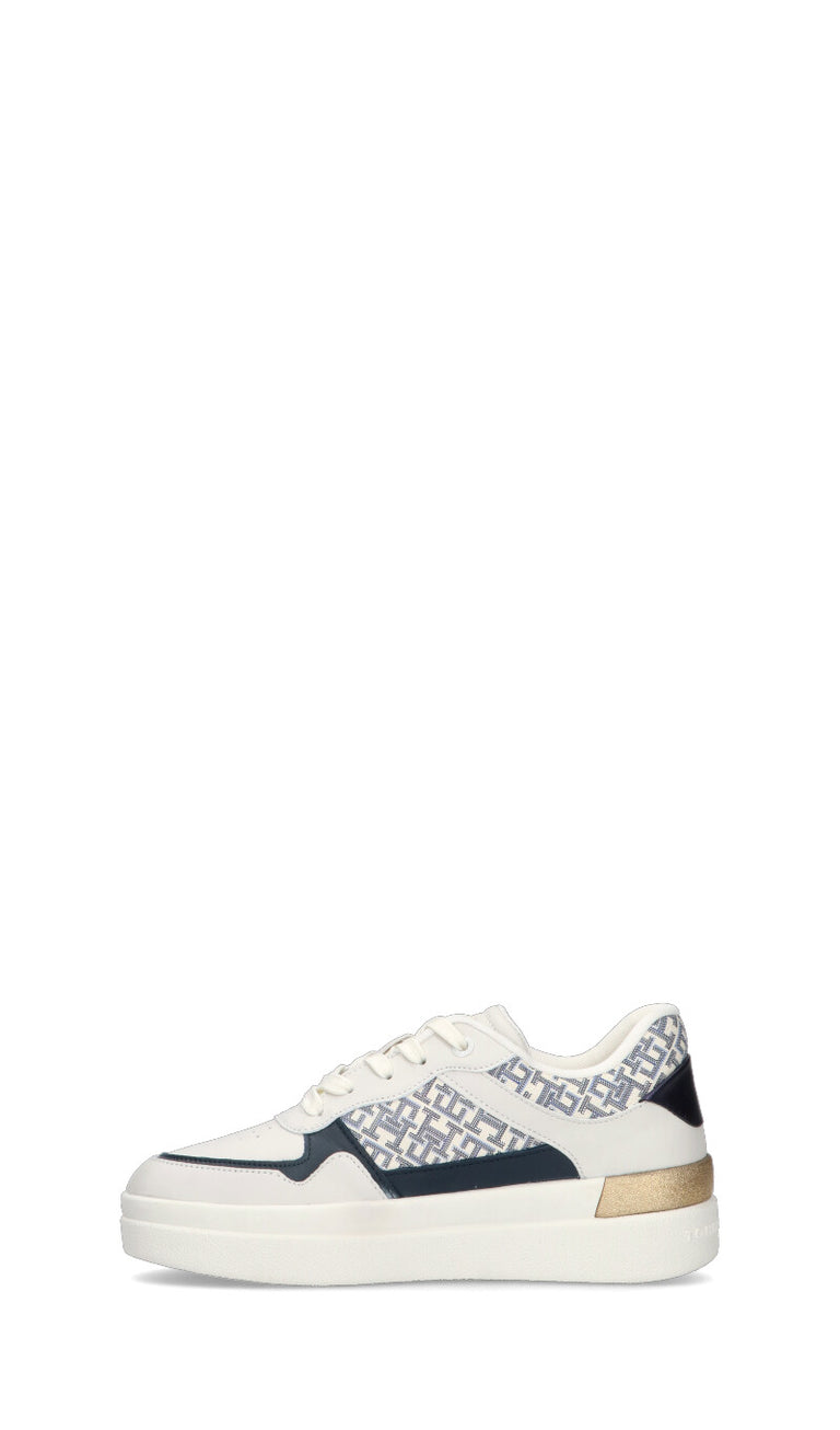 TOMMY HILFIGER Sneaker donna ecru in pelle