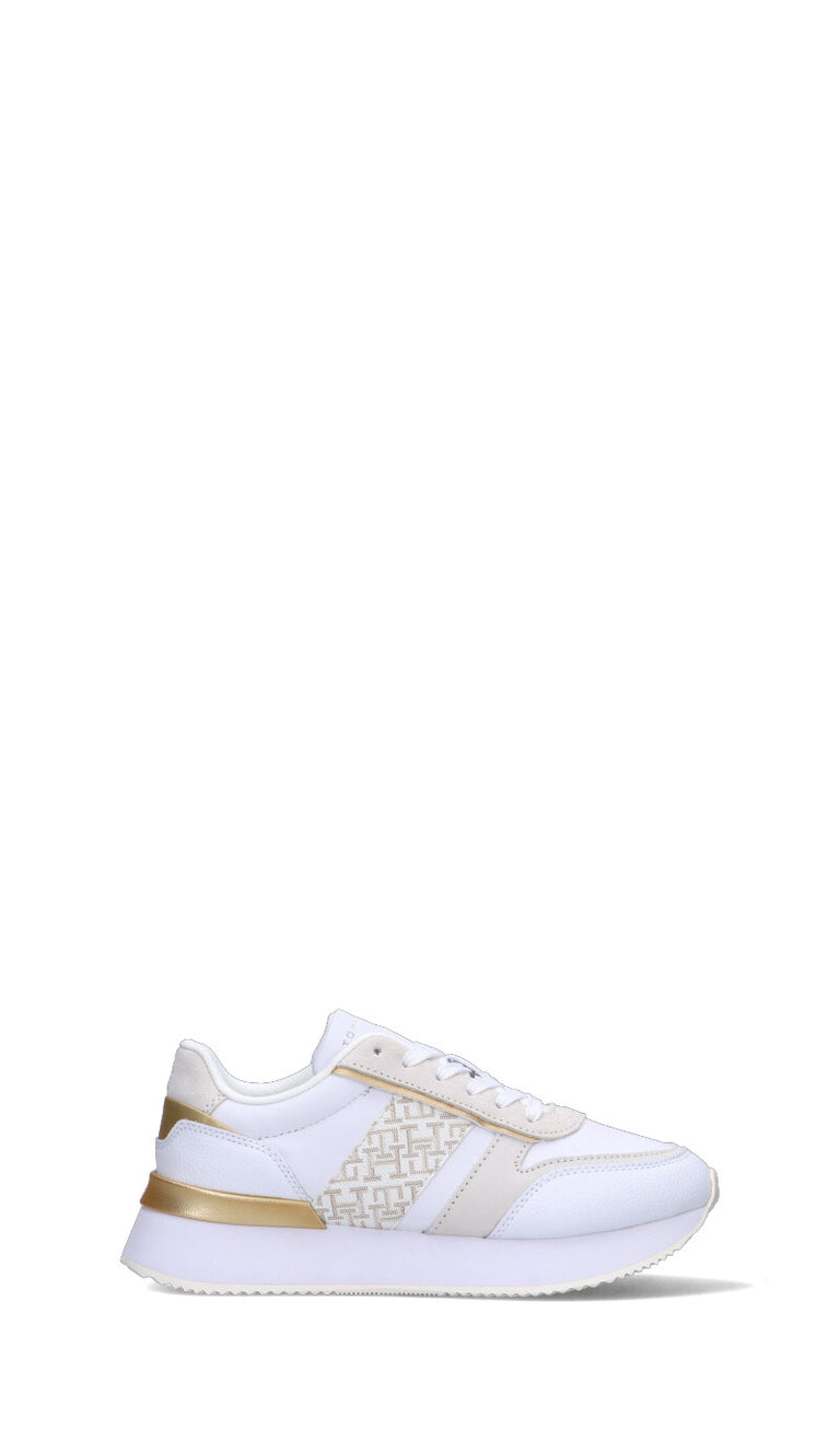 TOMMY HILFIGER Sneaker donna bianca in pelle