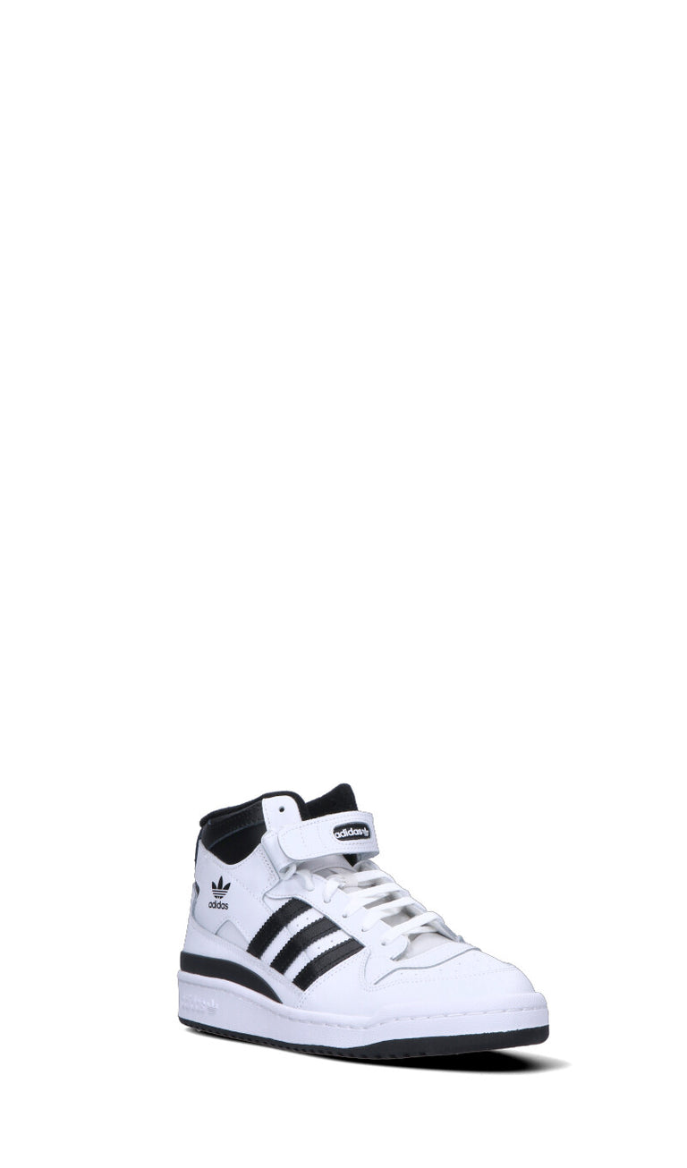 ADIDAS FORUM MID Sneaker uomo bianca/nera in pelle