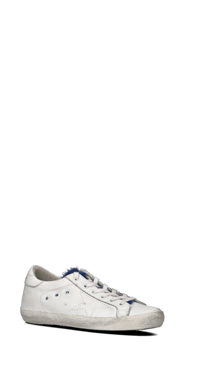 GOLDEN GOOSE Sneaker donna bianca/blu in pelle