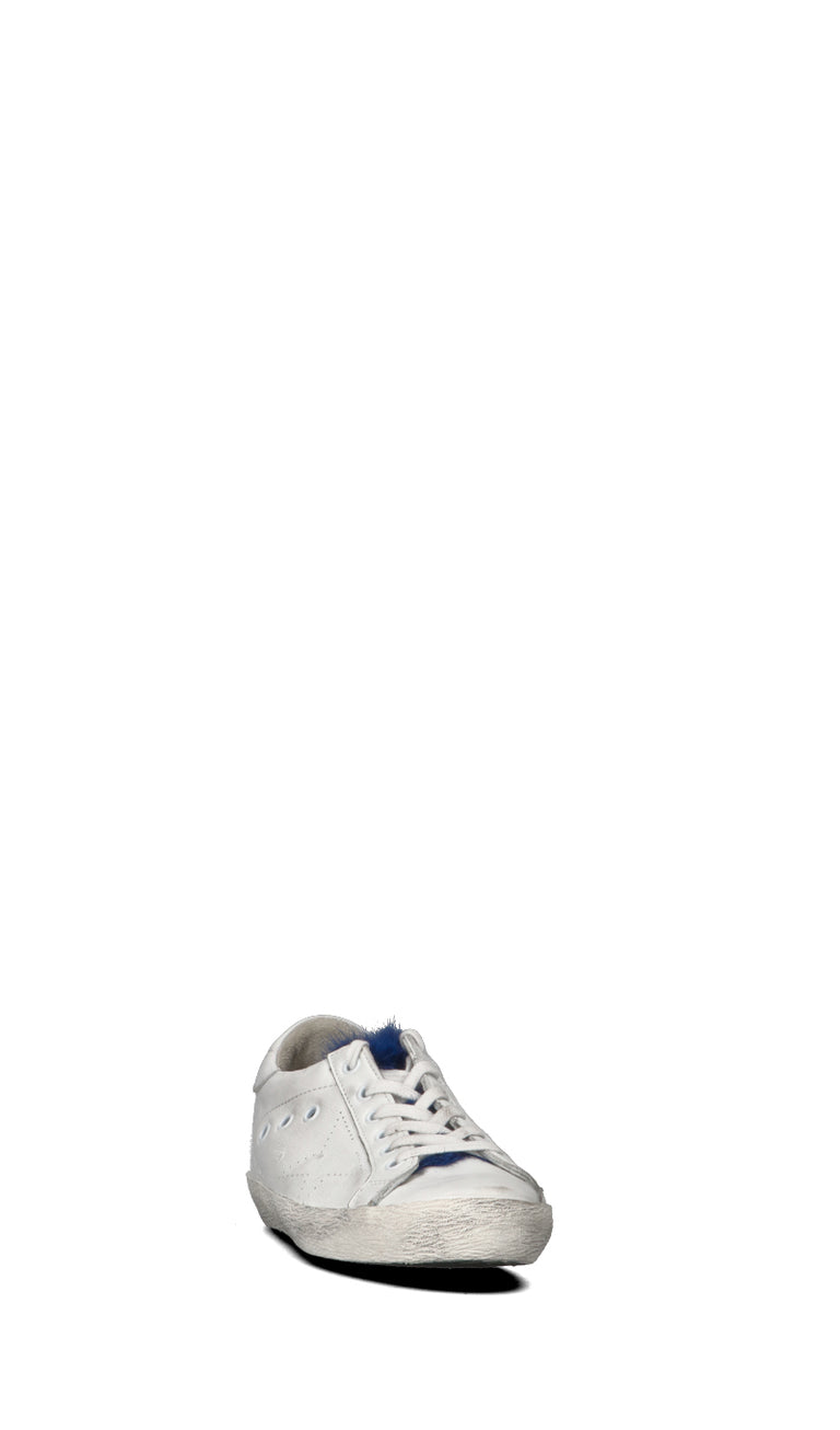 GOLDEN GOOSE Sneaker donna bianca/blu in pelle