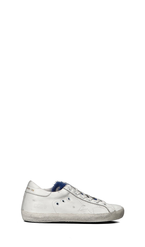 GOLDEN GOOSE Sneaker donna bianca/blu in pelle