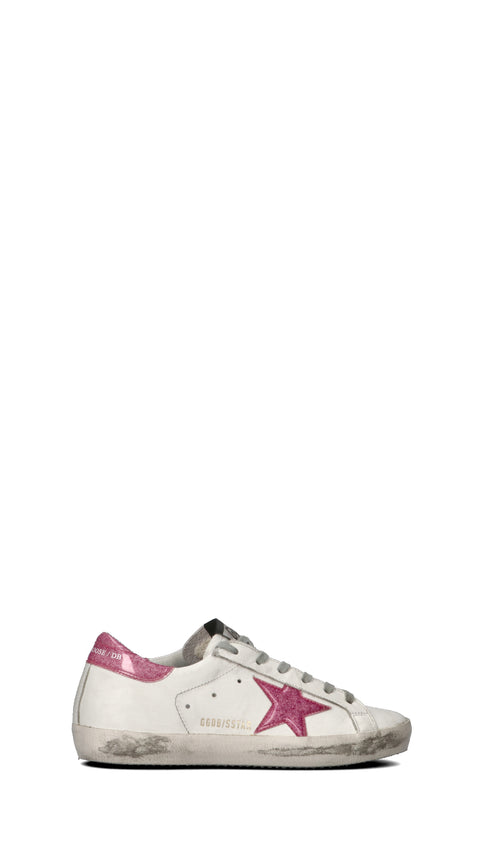 GOLDEN GOOSE Sneaker donna bianca/rosa in pelle