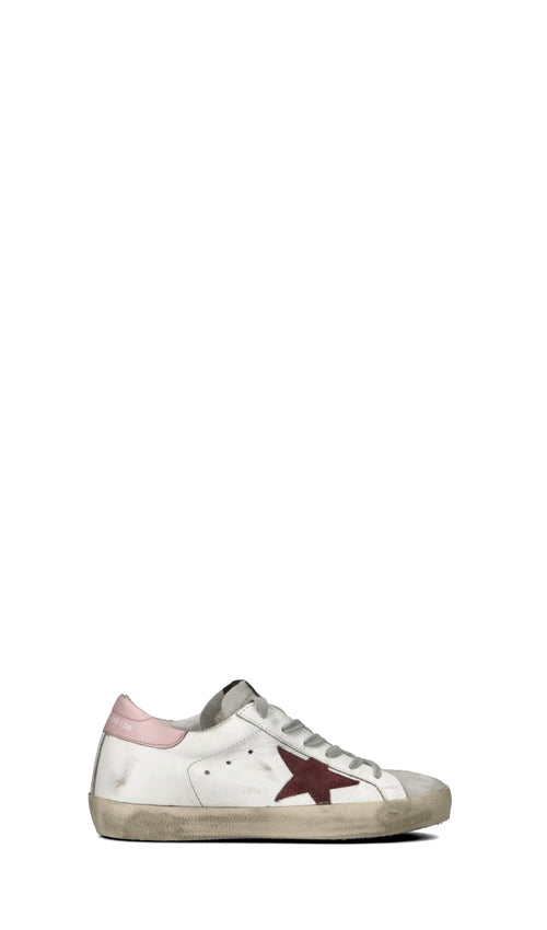 GOLDEN GOOSE Sneaker donna bianca/rosa in pelle