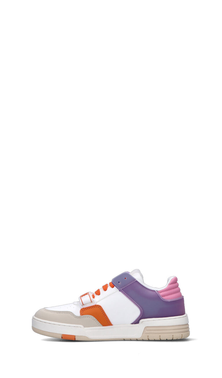 GAeLLE Sneaker donna bianca/viola/arancio