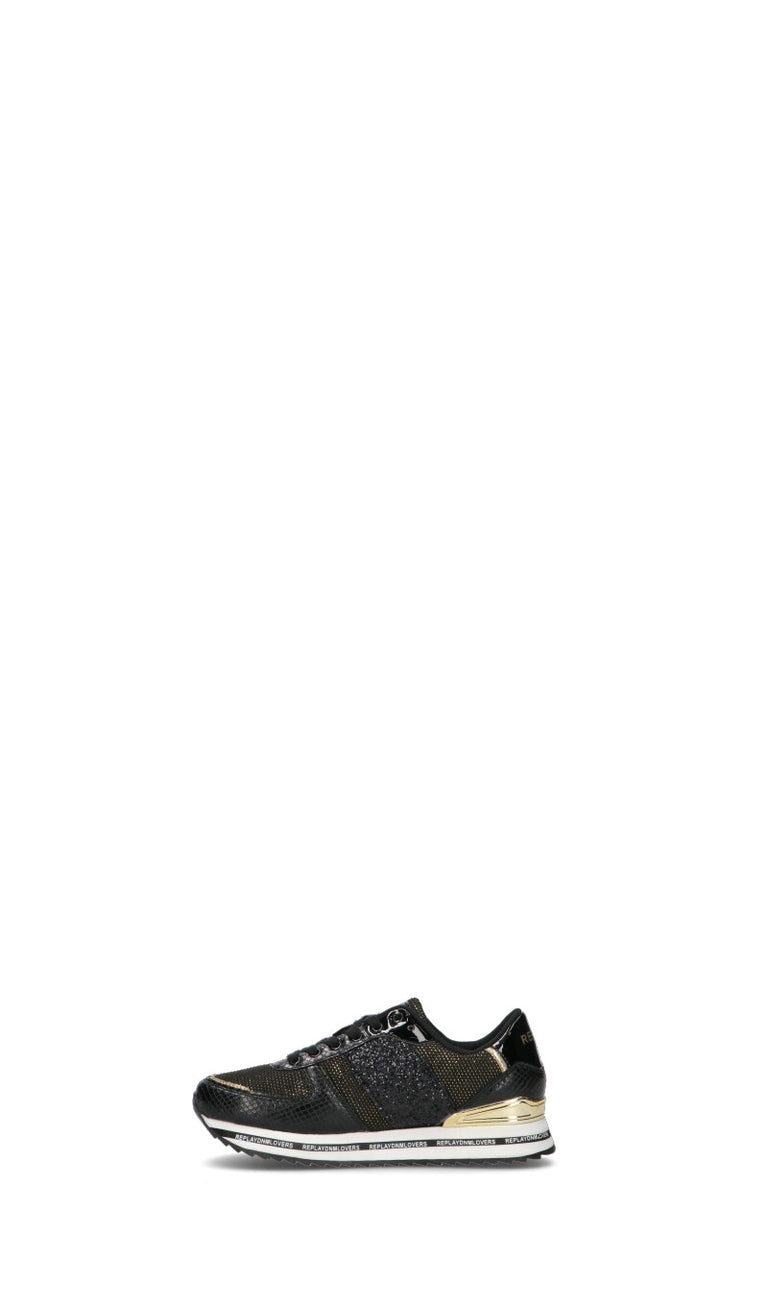 REPLAY Sneaker bimba nera