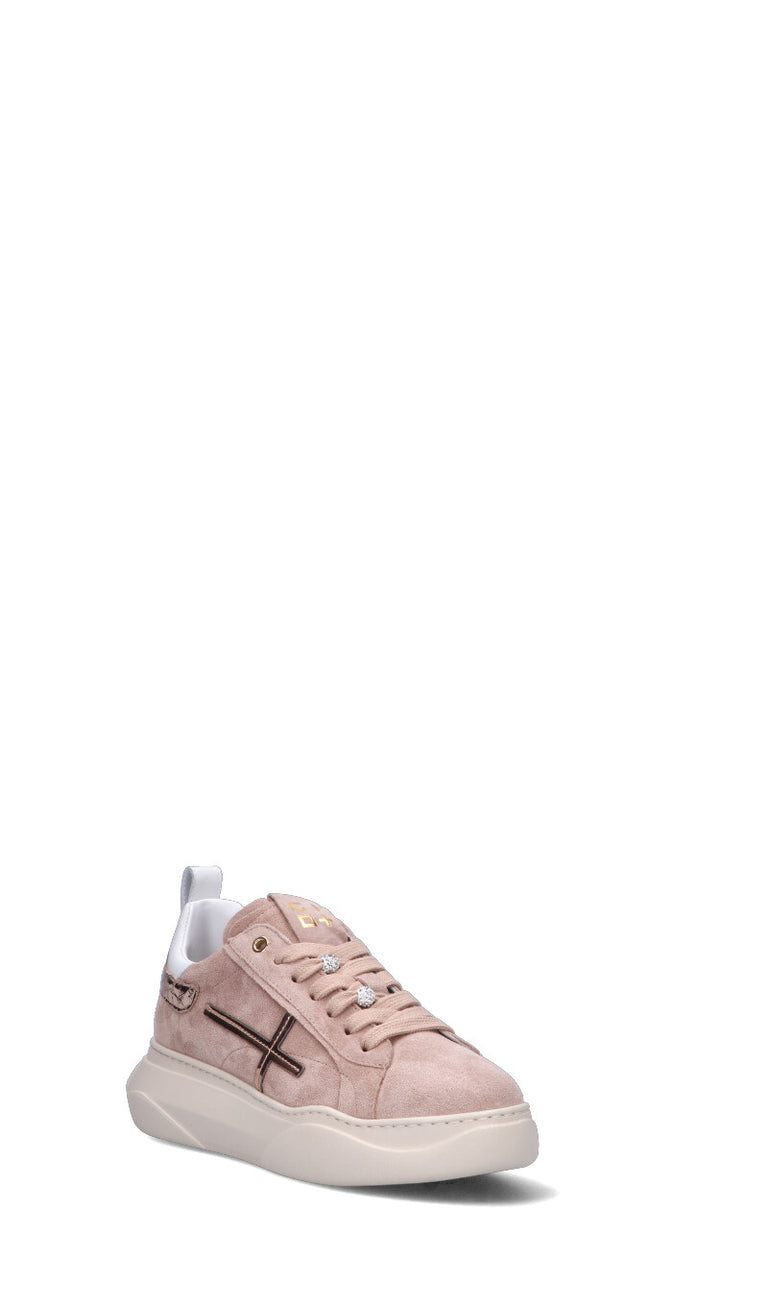 GIO+ Sneaker donna rosa in suede