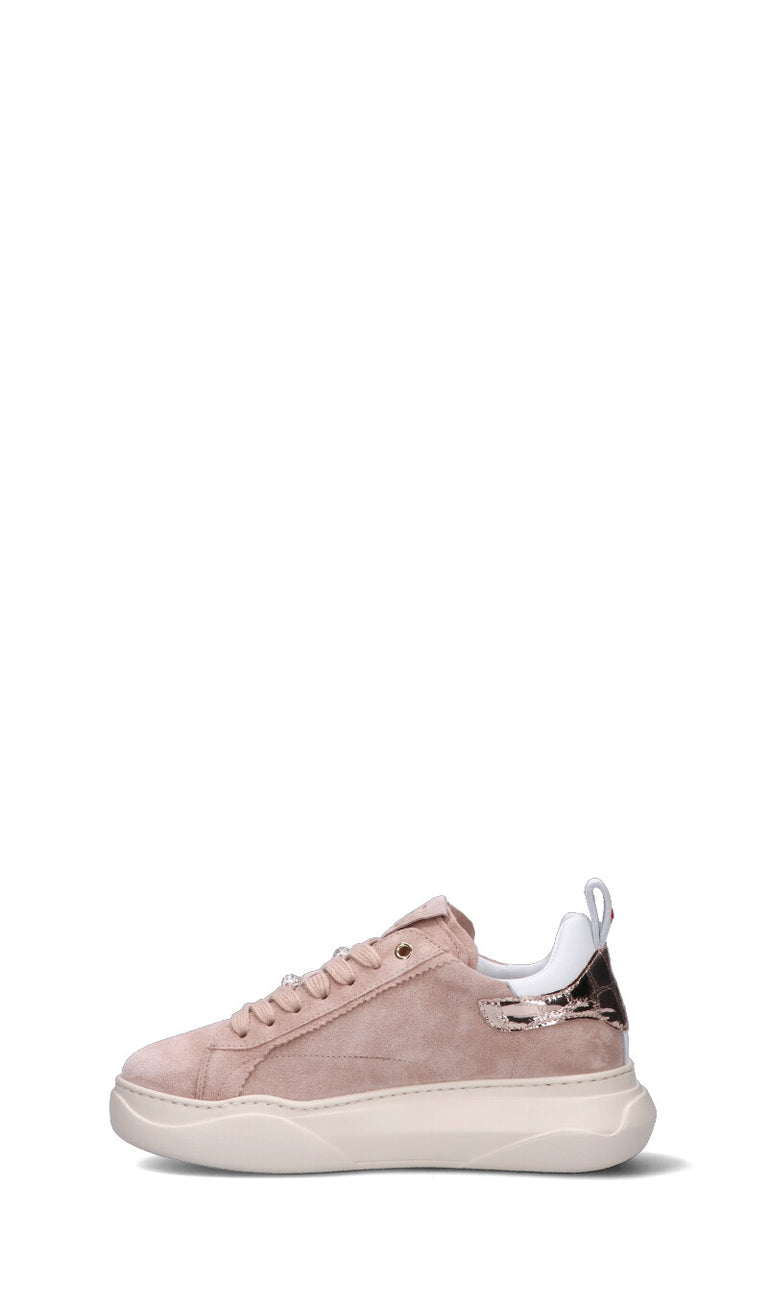 GIO+ Sneaker donna rosa in suede