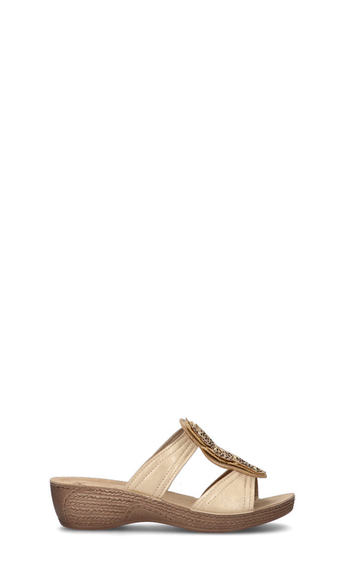 INBLU Ciabatta donna beige