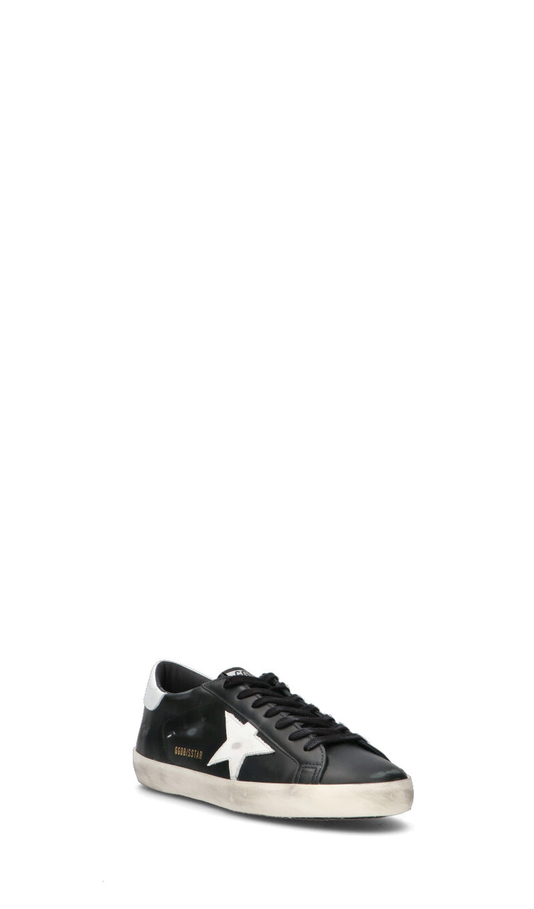 GOLDEN GOOSE SUPER-STAR CLASSIC Sneaker uomo nera in pelle