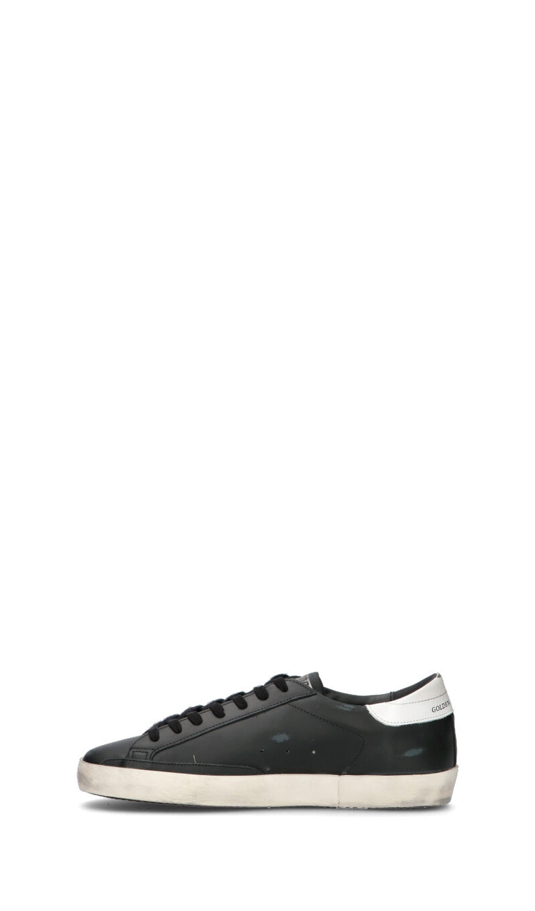 GOLDEN GOOSE SUPER-STAR CLASSIC Sneaker uomo nera in pelle