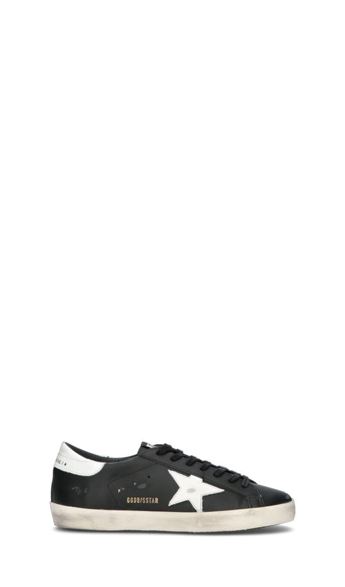 GOLDEN GOOSE SUPER-STAR CLASSIC Sneaker uomo nera in pelle