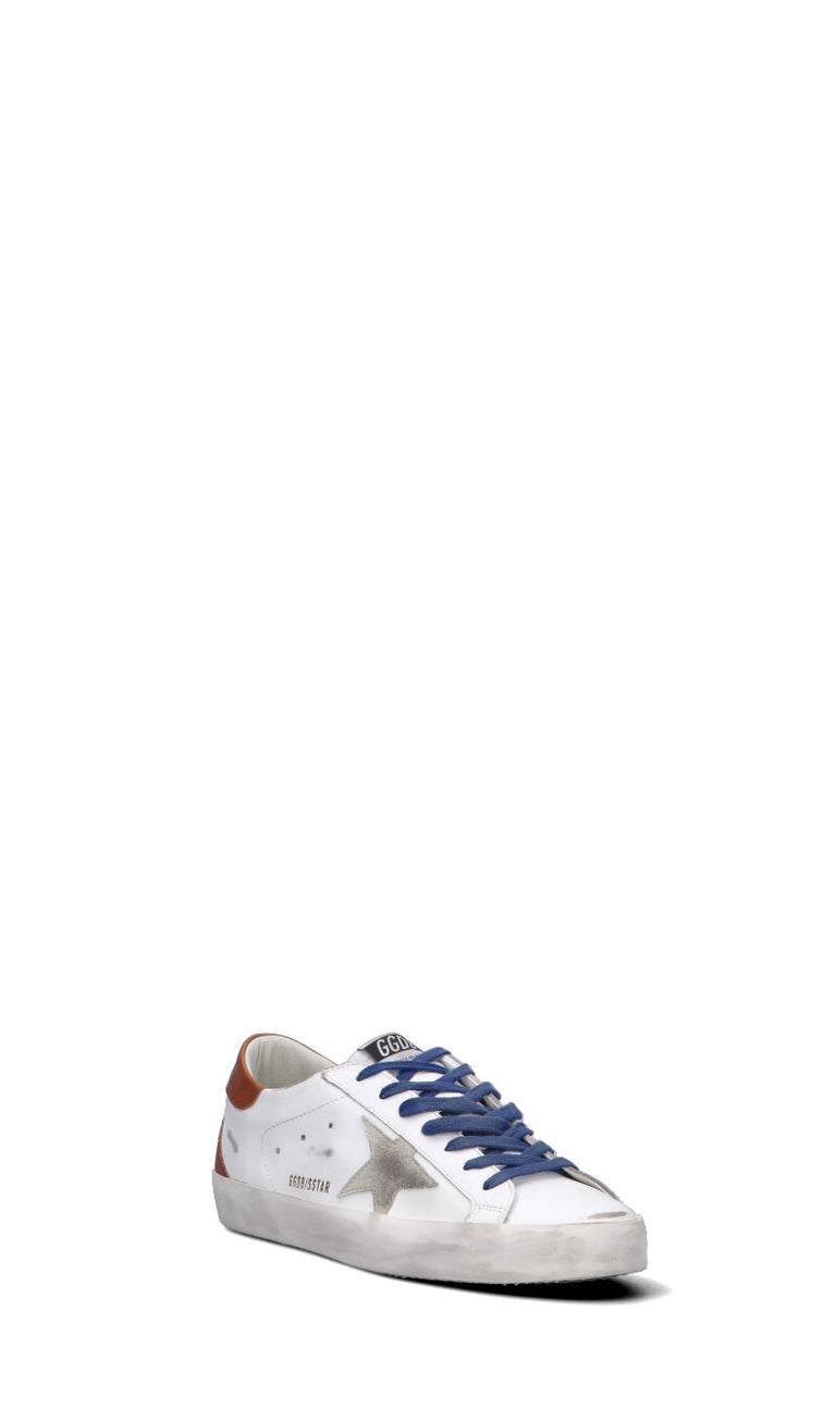 GOLDEN GOOSE SUPER-STAR CLASSIC Sneaker uomo bianca/cuoio in pelle