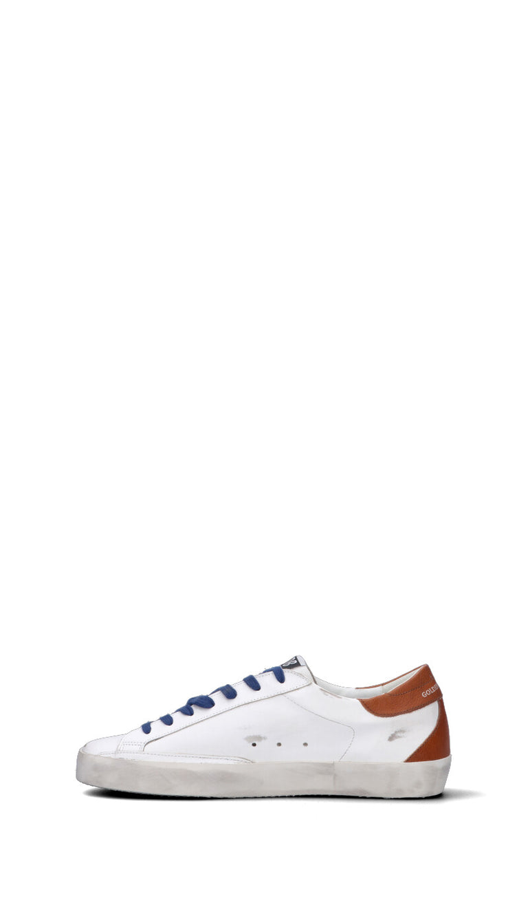 GOLDEN GOOSE SUPER-STAR CLASSIC Sneaker uomo bianca/cuoio in pelle