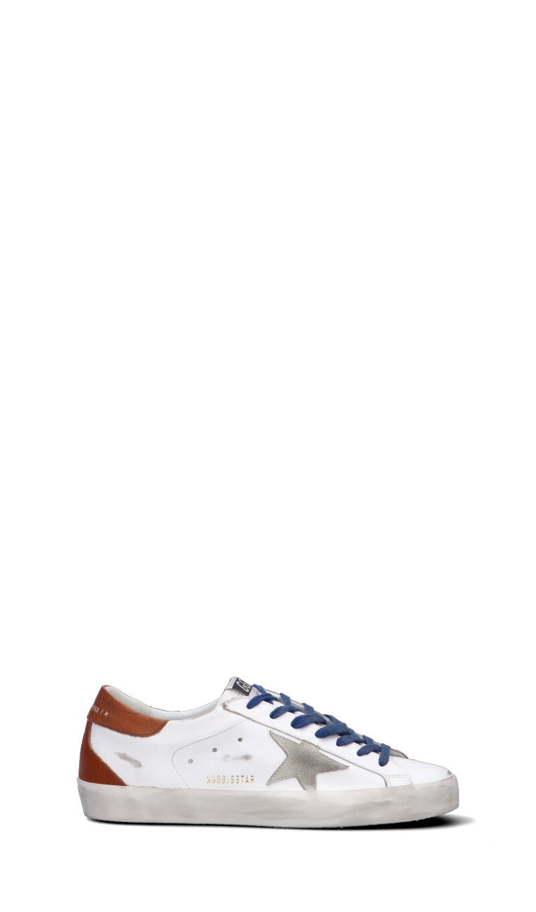 GOLDEN GOOSE SUPER-STAR CLASSIC Sneaker uomo bianca/cuoio in pelle