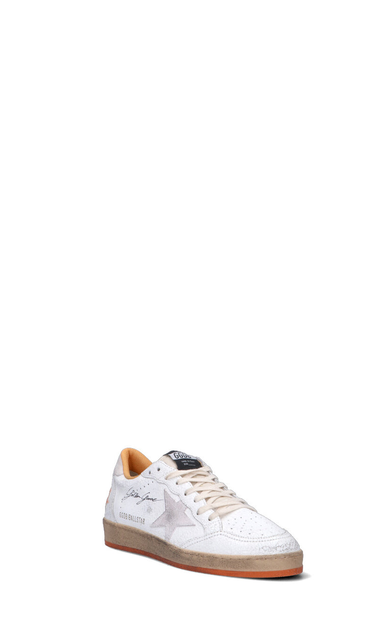 GOLDEN GOOSE BALL STAR Sneaker uomo bianca in pelle