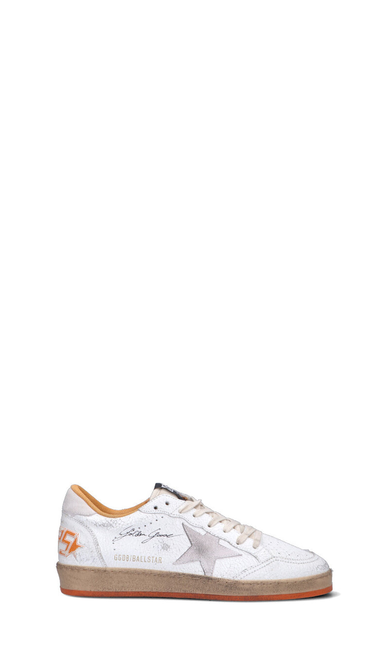 GOLDEN GOOSE BALL STAR Sneaker uomo bianca in pelle