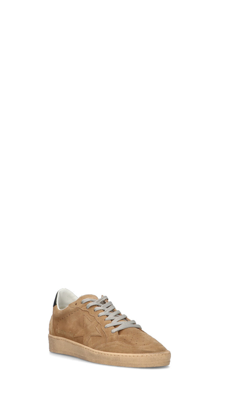 GOLDEN GOOSE - BALLSTAR Sneaker uomo tabacco in suede