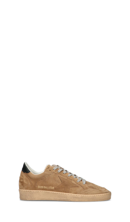 GOLDEN GOOSE - BALLSTAR Sneaker uomo tabacco in suede