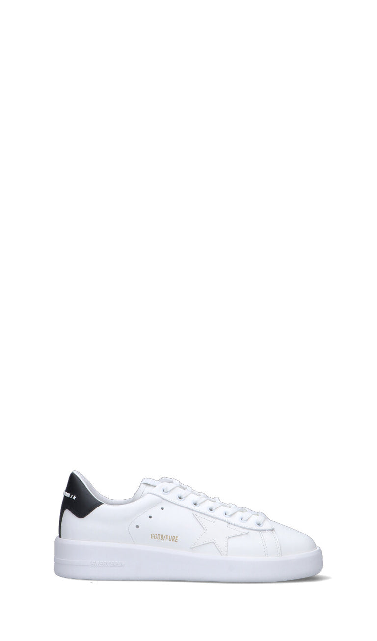 GOLDEN GOOSE - PURE-STAR Sneaker uomo bianca/nera in pelle