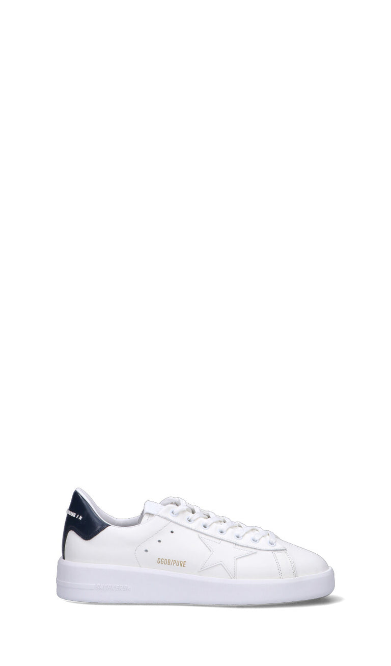 GOLDEN GOOSE PURE NEW Sneaker uomo bianca e blu in pelle