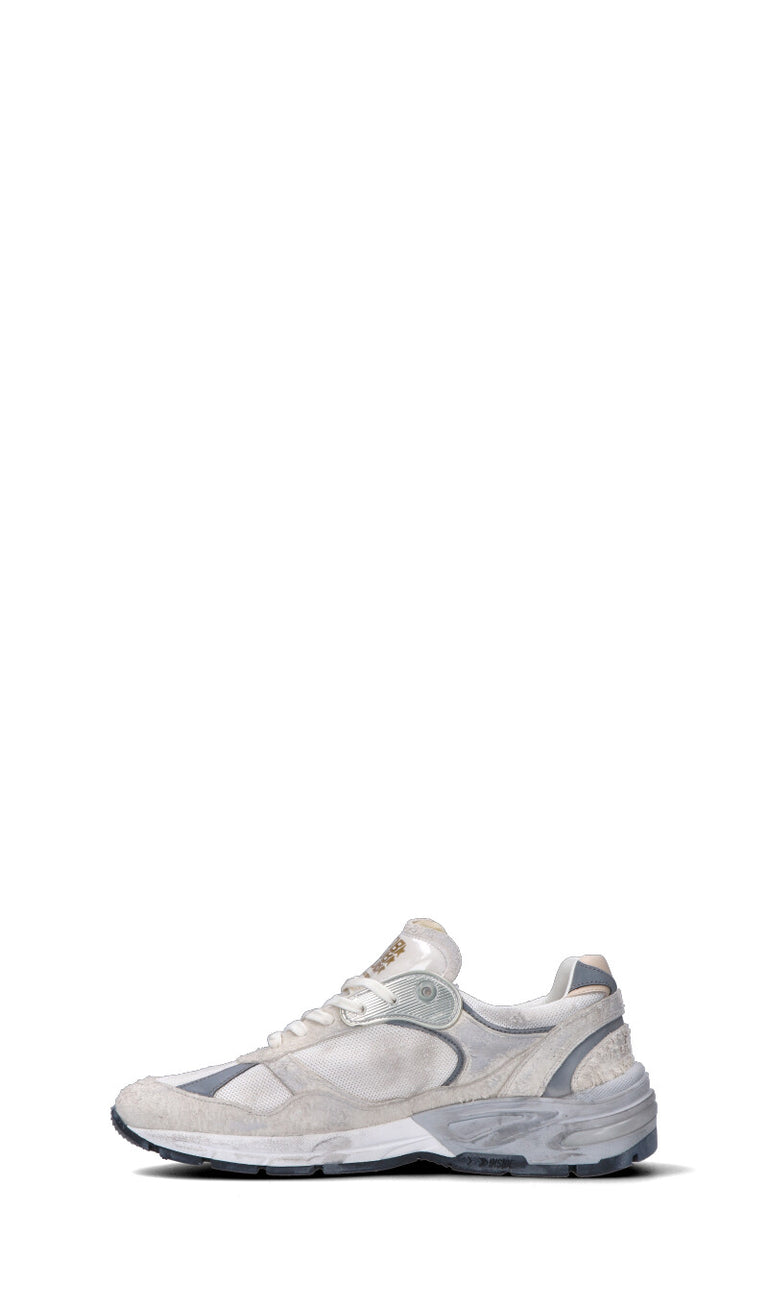 GOLDEN GOOSE Sneaker donna bianca/argento in pelle