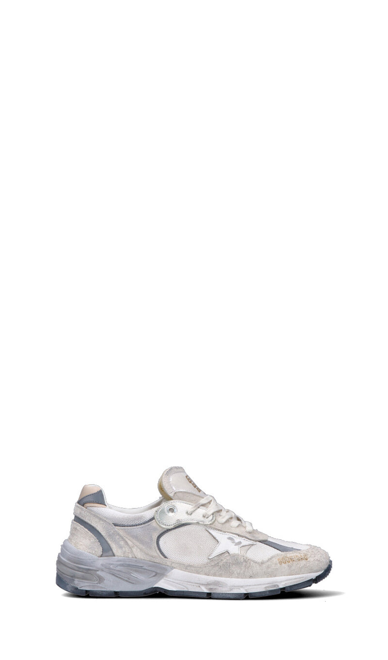 GOLDEN GOOSE Sneaker donna bianca/argento in pelle