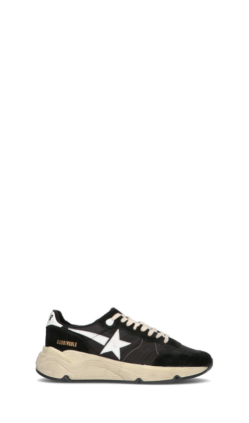 GOLDEN GOOSE - RUNNING SOLE FULL QUARTER Sneaker uomo nera in suede