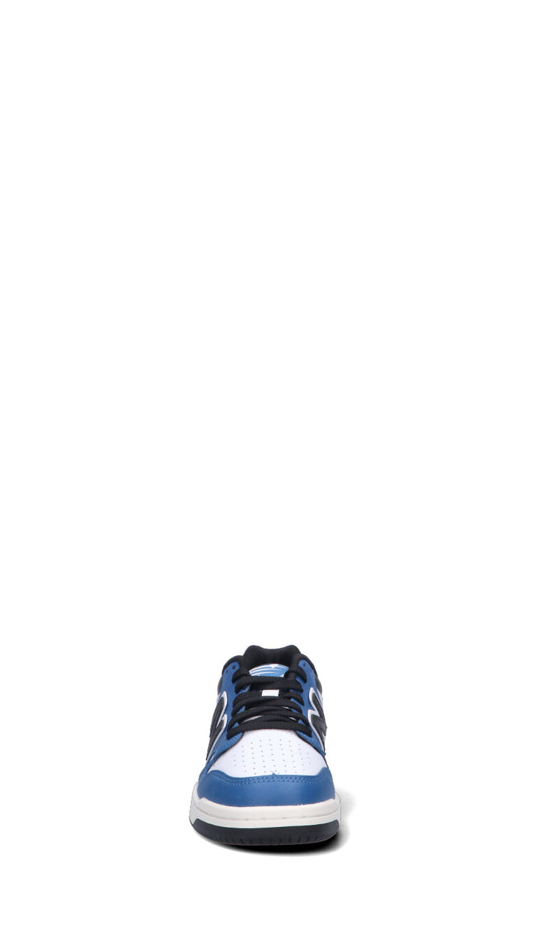 NEW BALANCE 480 Sneaker ragazzo blu e nera in pelle