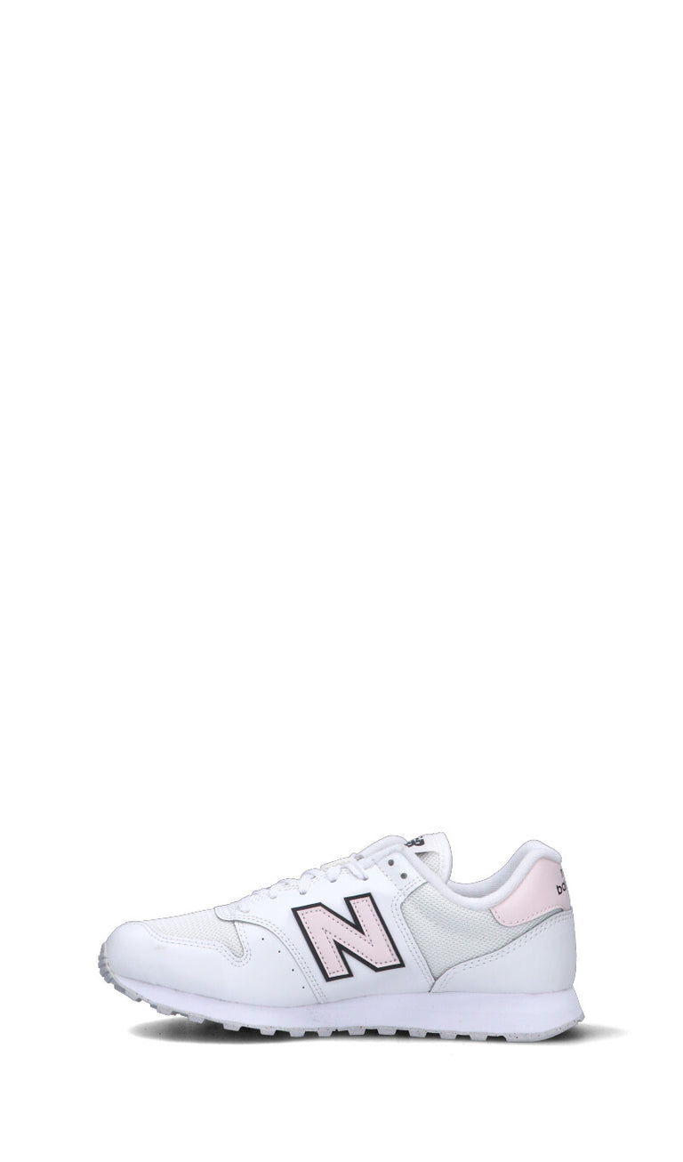 NEW BALANCE 500 Sneaker donna bianca/rosa