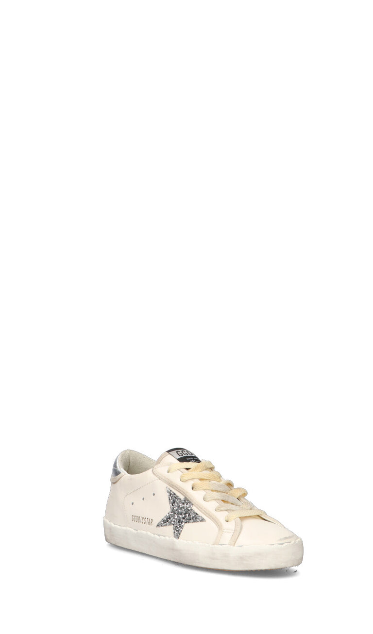 GOLDEN GOOSE SUPER-STAR CLASSIC WITH LIST Sneaker donna bianca in pelle