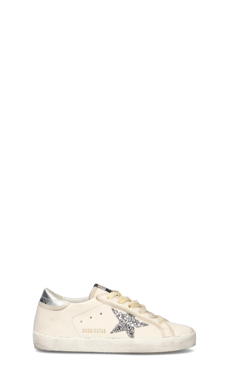 GOLDEN GOOSE SUPER-STAR CLASSIC WITH LIST Sneaker donna bianca in pelle