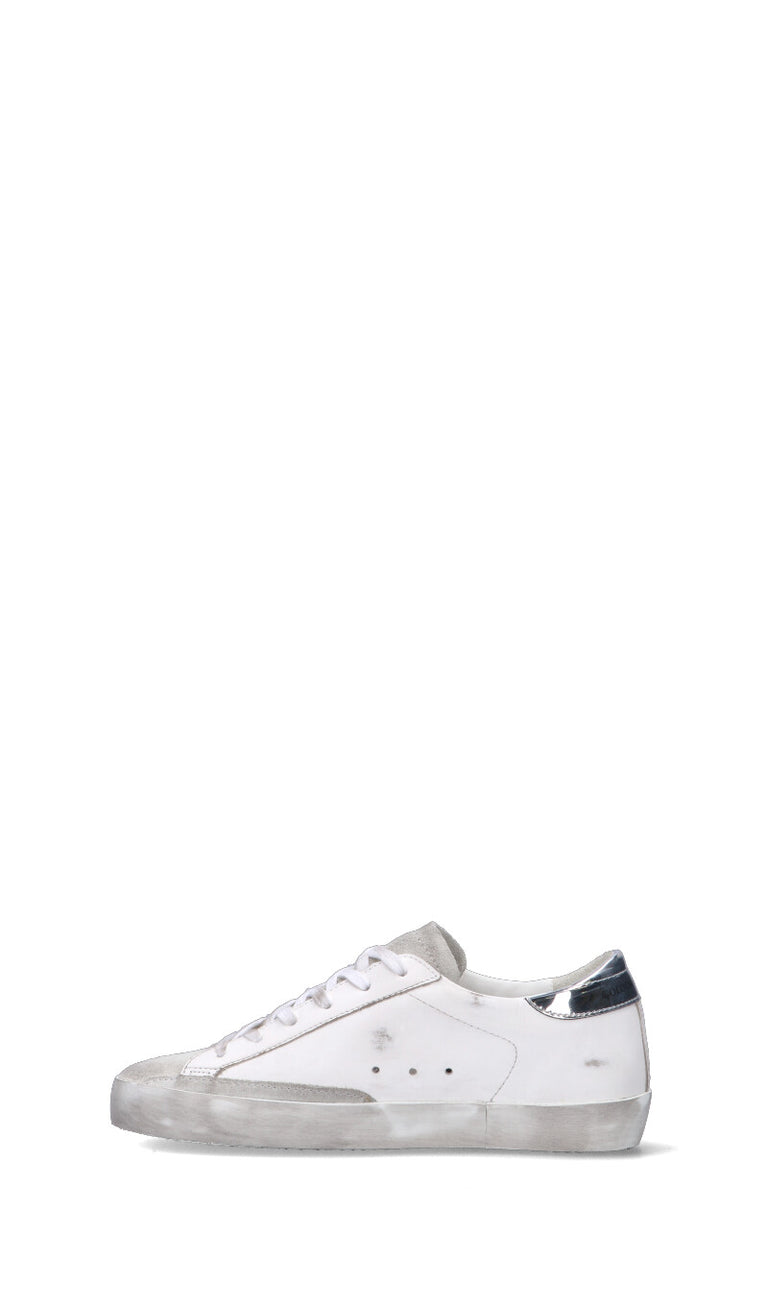 GOLDEN GOOSE SUPER-STAR CLASSIC WITH LIST Sneaker donna bianca in pelle