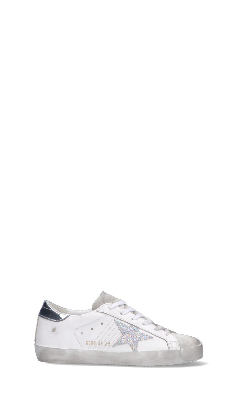 GOLDEN GOOSE SUPER-STAR CLASSIC WITH LIST Sneaker donna bianca in pelle