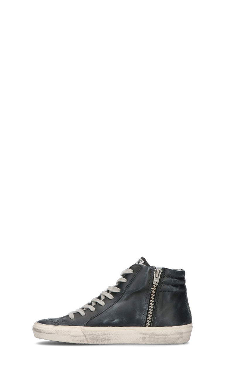 GOLDEN GOOSE SLIDE CLASSIC Sneaker donna nera in pelle