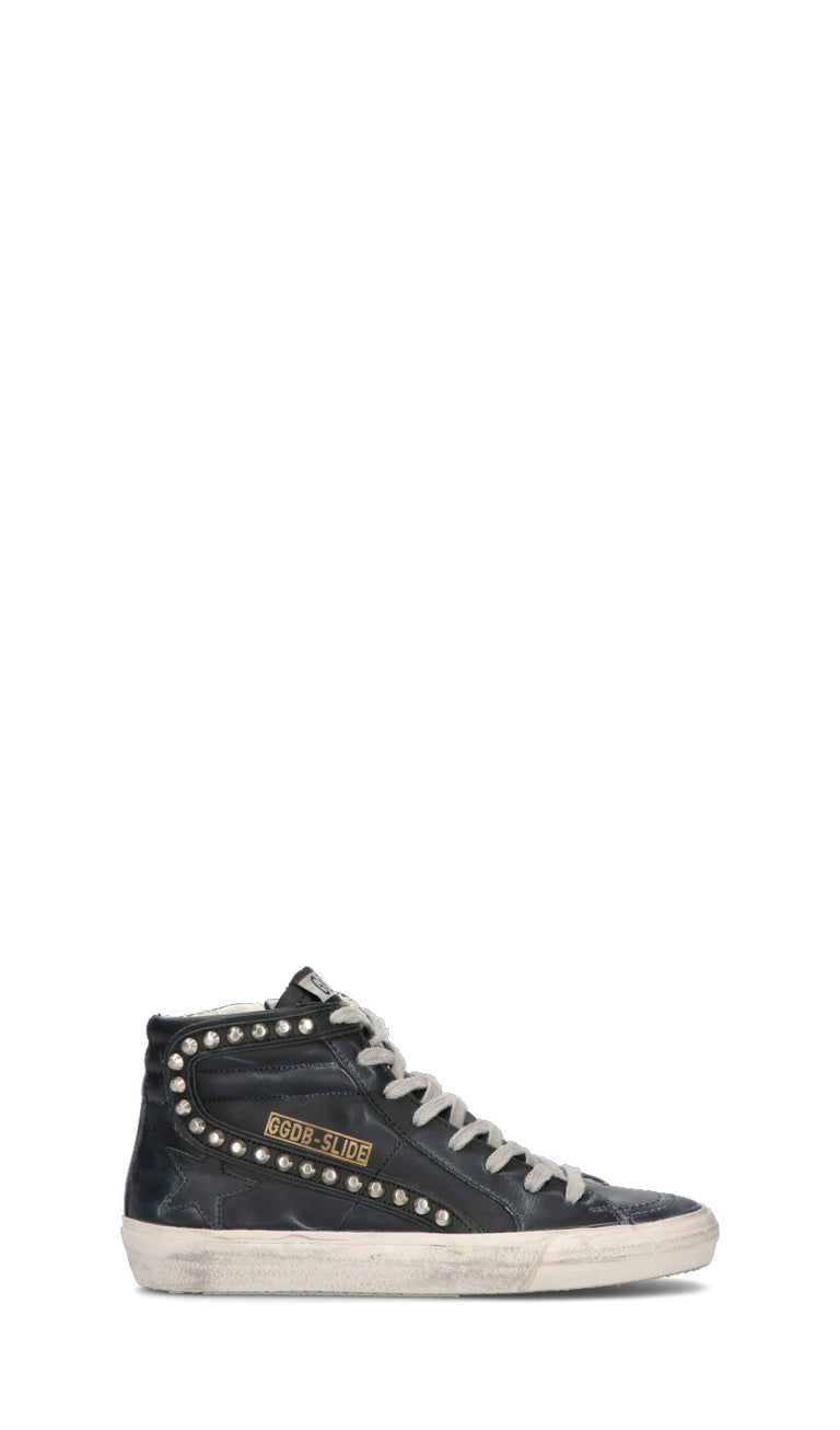 GOLDEN GOOSE SLIDE CLASSIC Sneaker donna nera in pelle