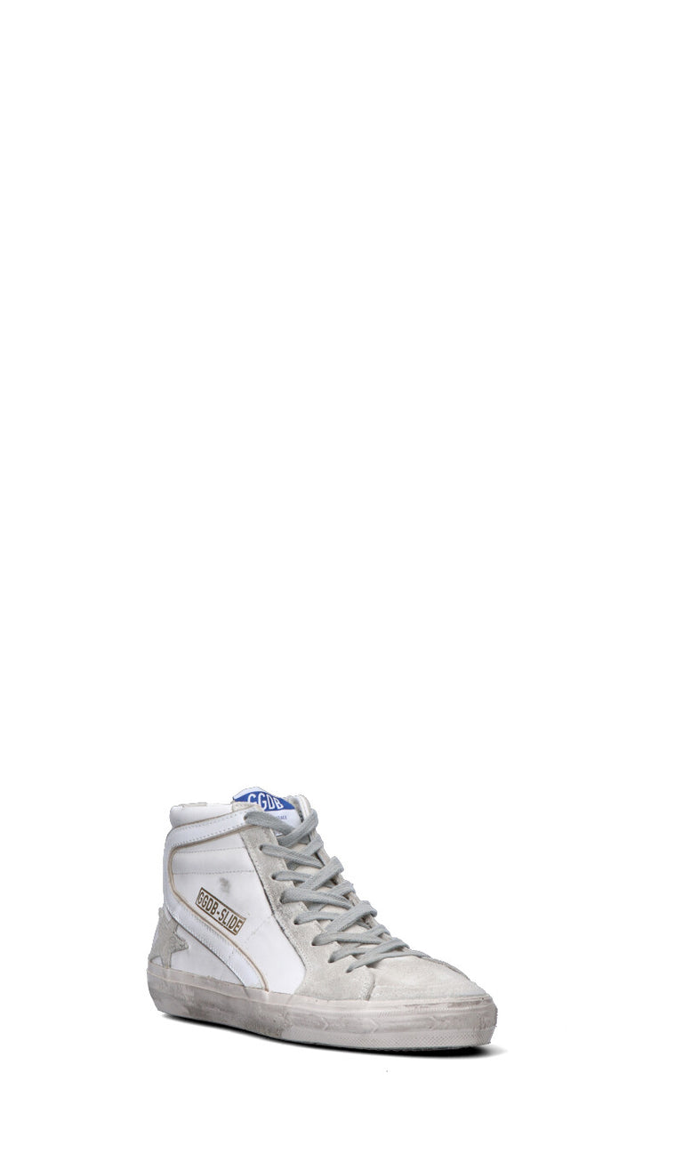 GOLDEN GOOSE Sneaker donna bianca/argento in pelle